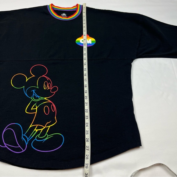 Walt Disney Spirit Jersey Long Sleeve Shirt Small Rainbow Pride Cast Member A1 - Picture 7 of 7